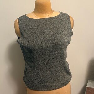 Chico’s Charcoal Sleeveless Knit Tank Top